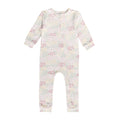 Cotton sleepwear for baby with ditsy floral print