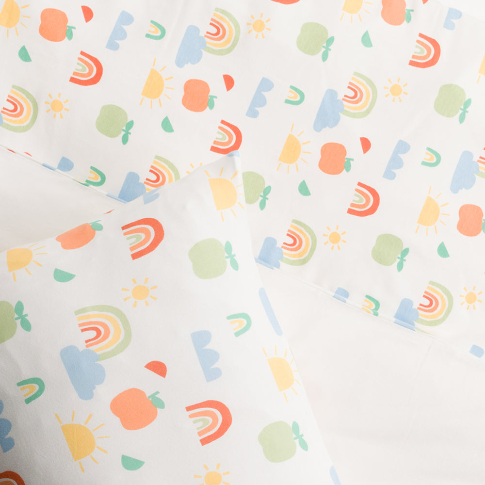 Organic Cotton Pillowcase - Sunny Days