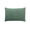 Pillow with Green Safari Pillowcase on a white background
