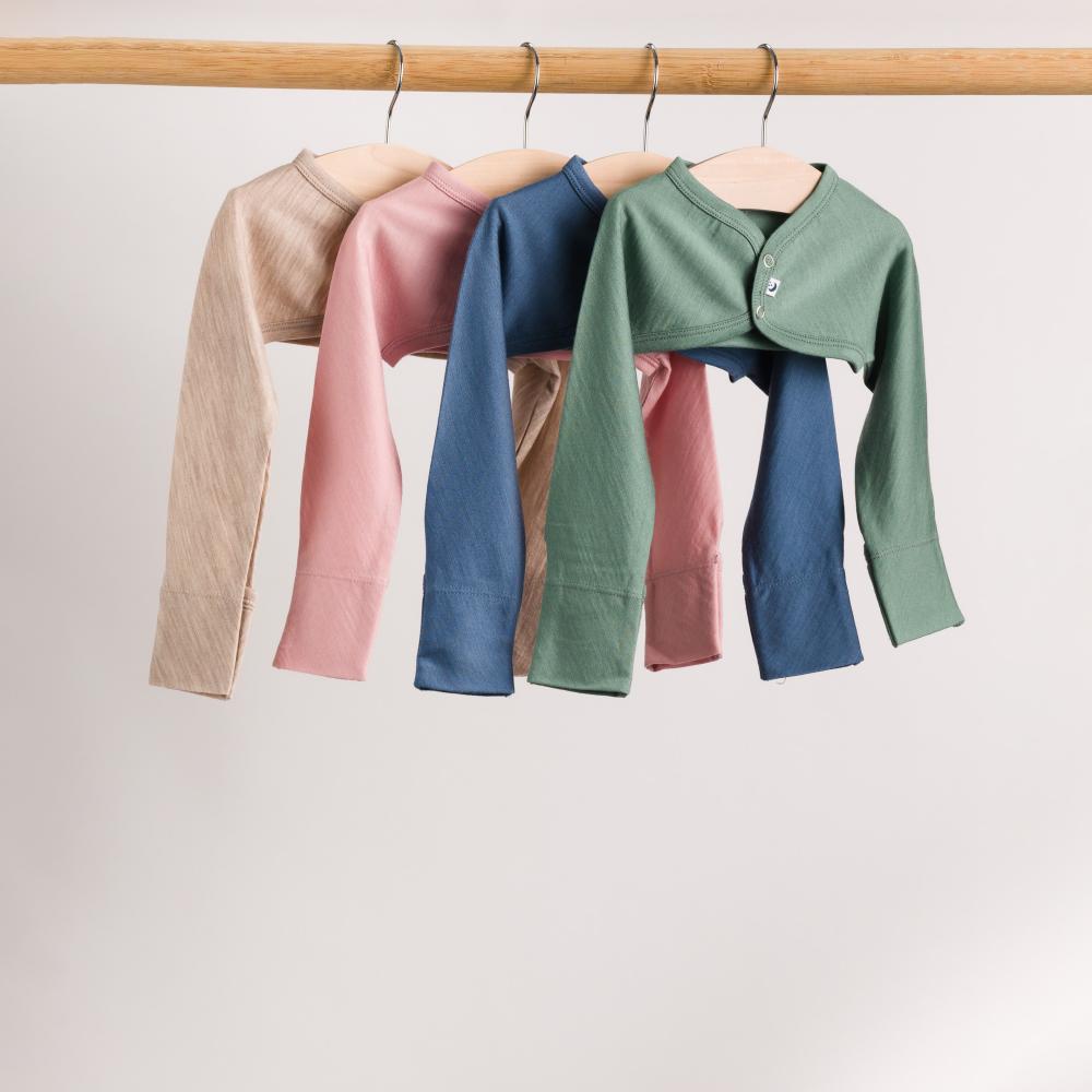 Merino Jersey Cosy Arms - Sea
