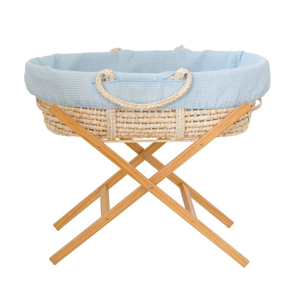 Moses Basket Folding Stand - Natural