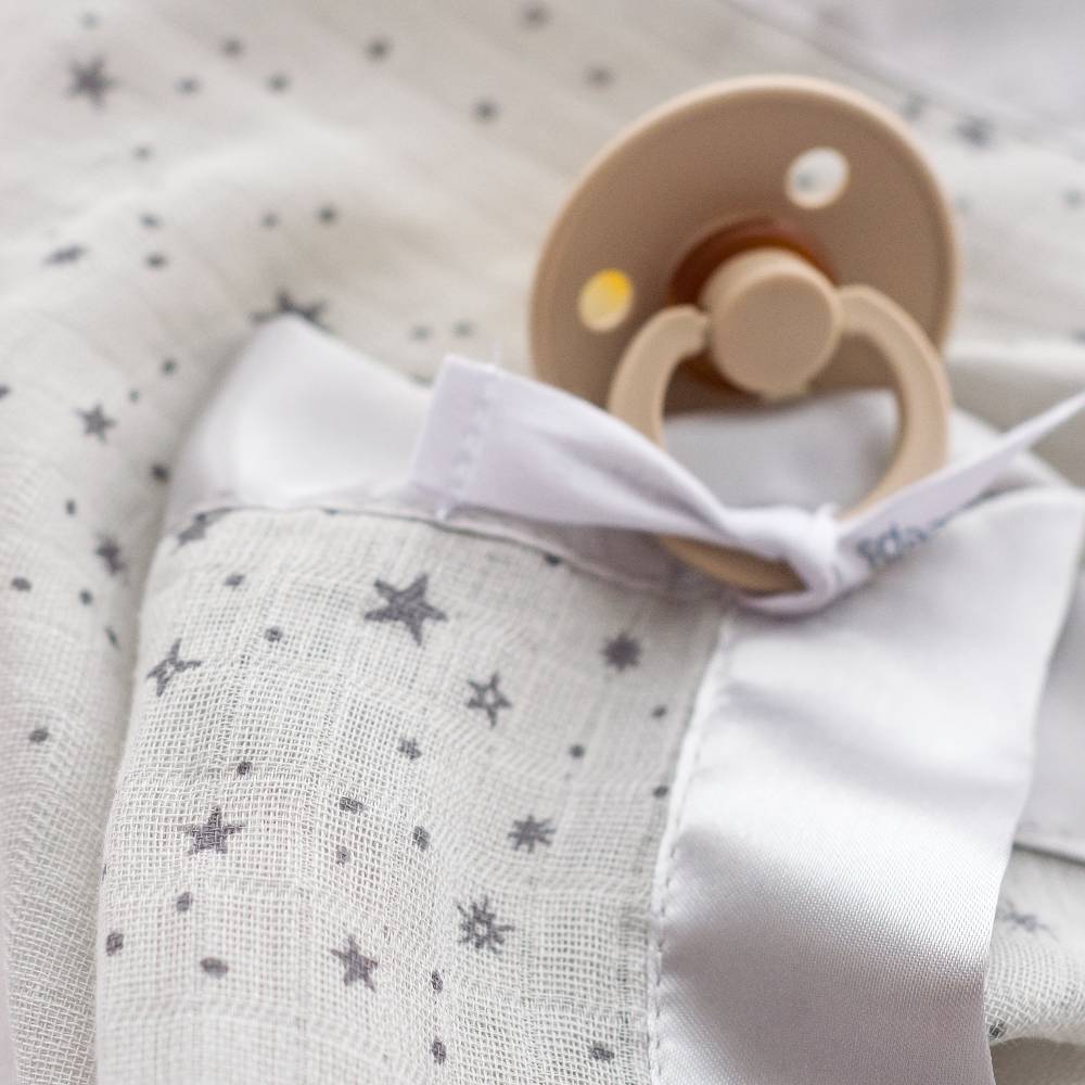 Muslin Comforter Blankie - 1pk - Dove Stars