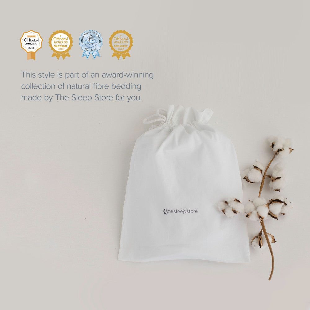 Waterproof Cotton Mattress Protector - Oval