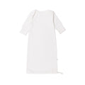Cotton Pointelle Drawstring Gown on a white background