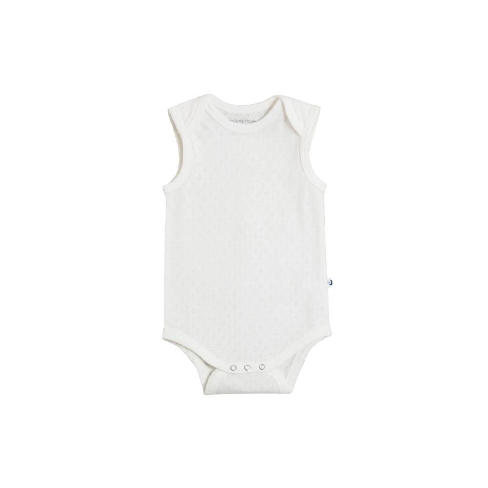 Cream Singletsuit on a white background