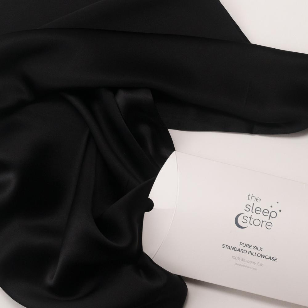 Mulberry Silk Pillowcase - Black