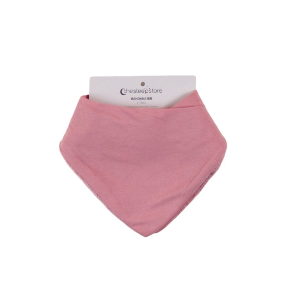 Reversible Bandana Bib 2pk - Pink