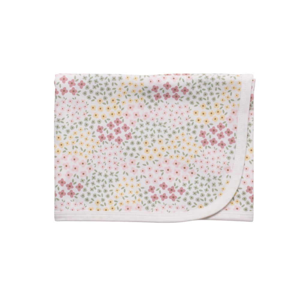 Floral Print Swaddle Wrap on a white background