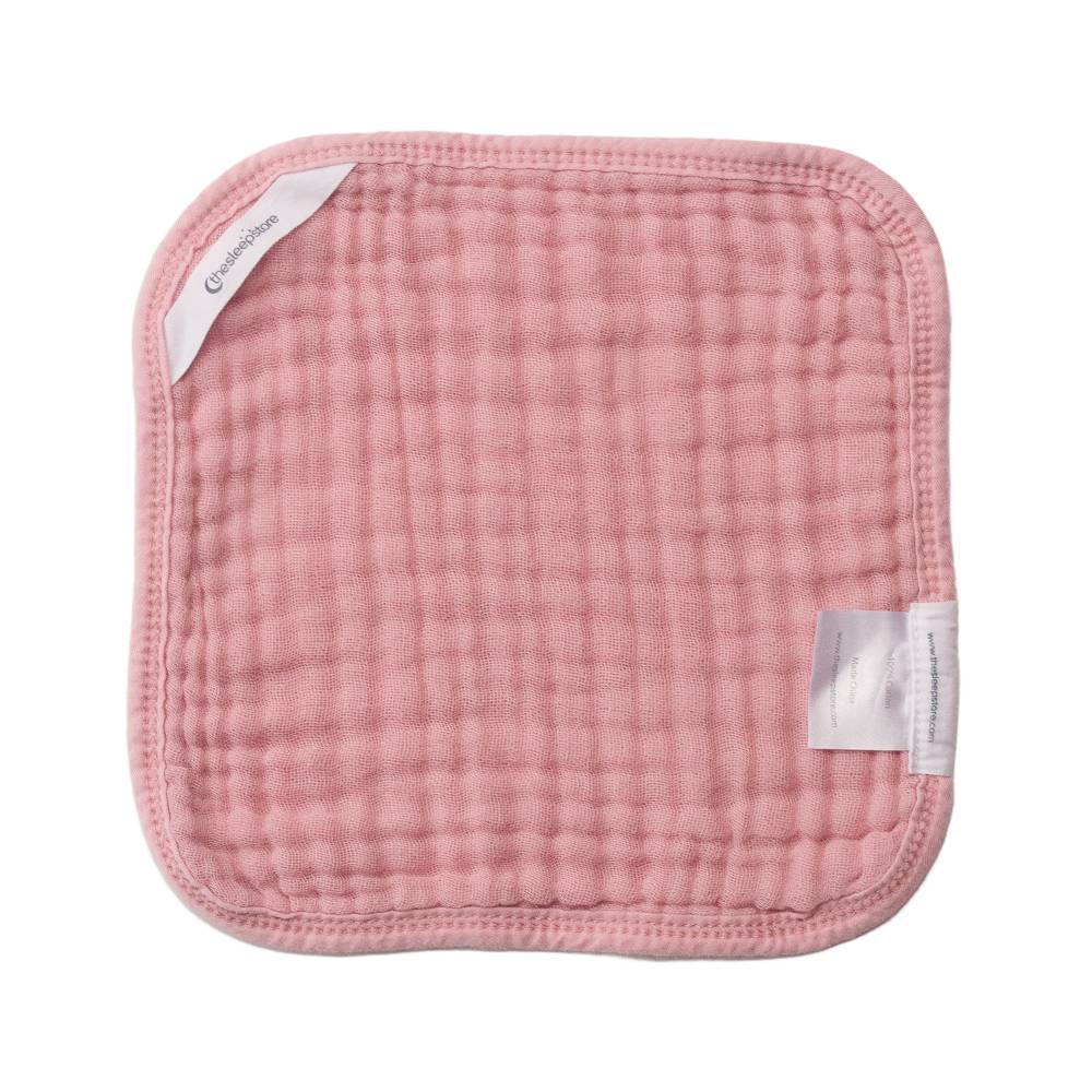 Muslin Face Cloth 4pk - Pink