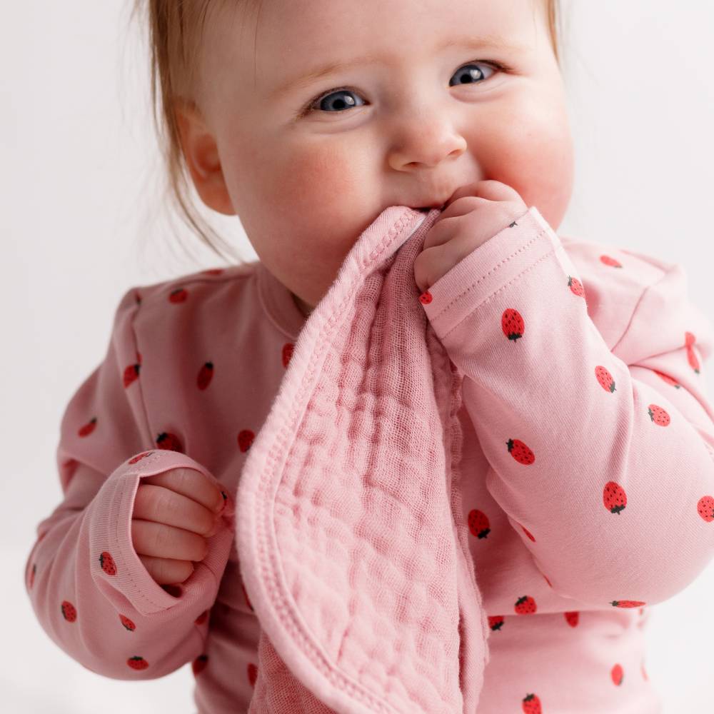 Muslin Face Cloth 4pk - Sage