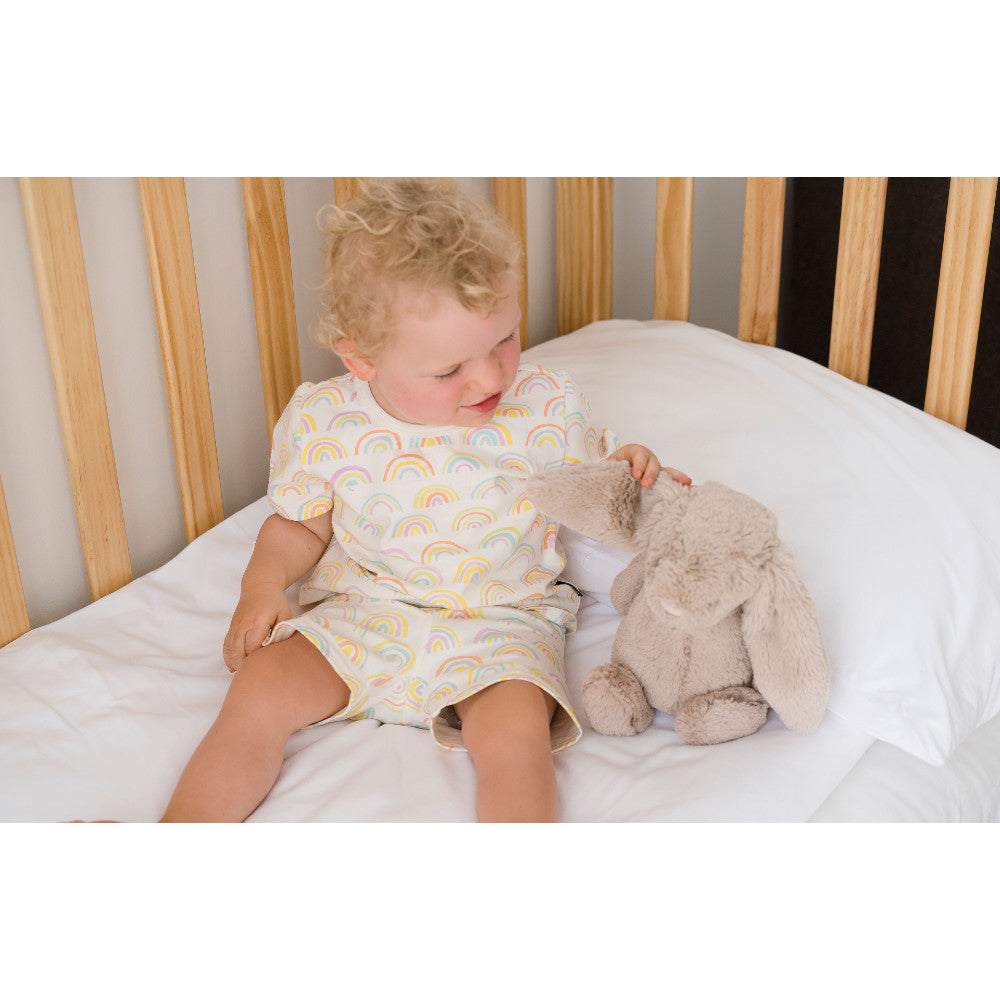 Low Profile Toddler Pillow with Pillowcase - Cot Size