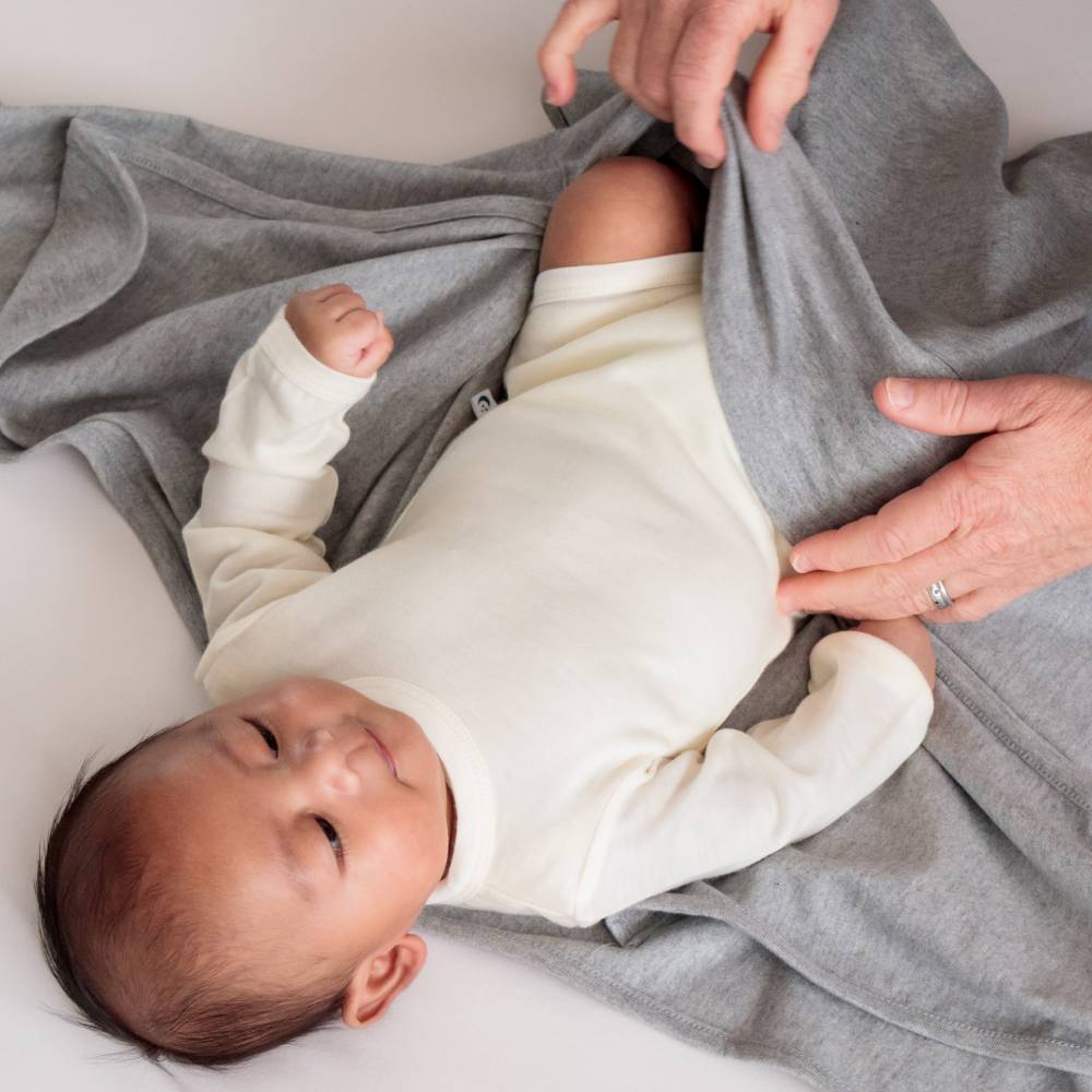 Miracle Blanket Swaddle Wrap - Grey Marl