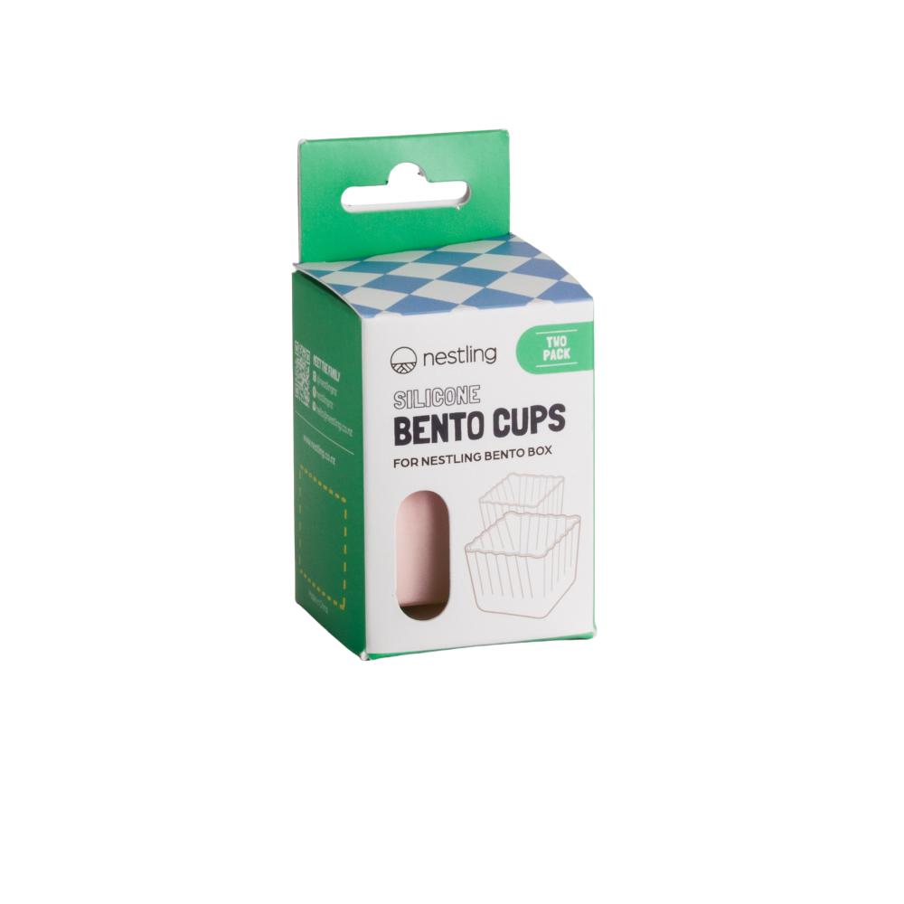 Silicone Bento Cups 2pk - Dusty Pink