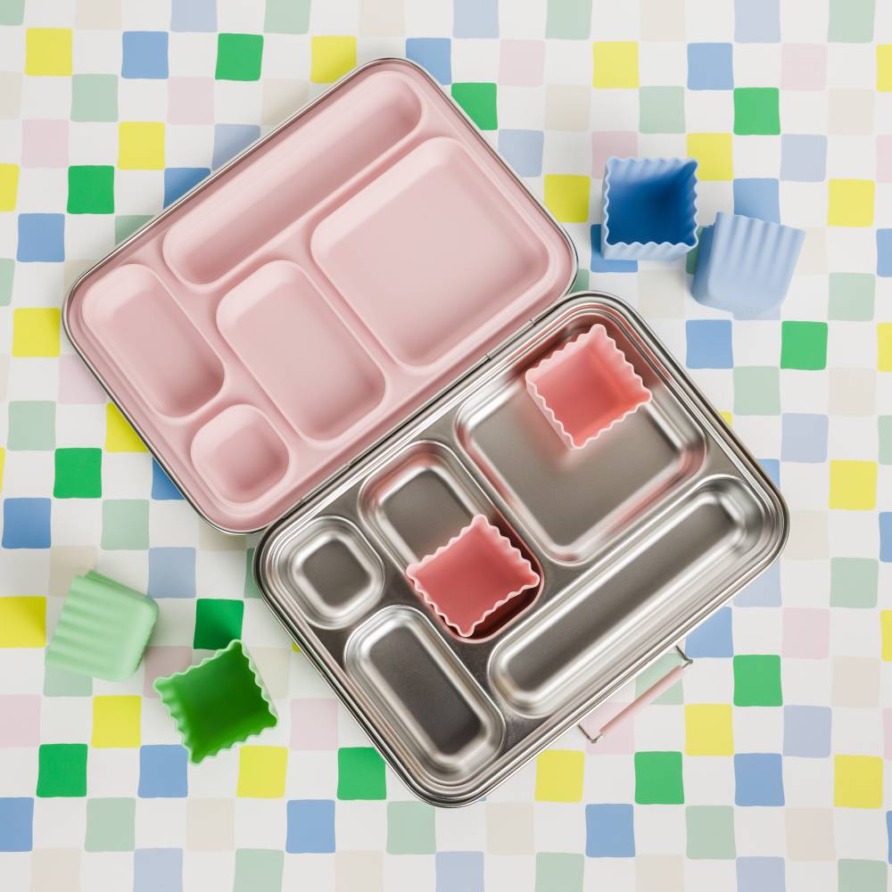 Silicone Bento Cups 2pk - Dusty Pink
