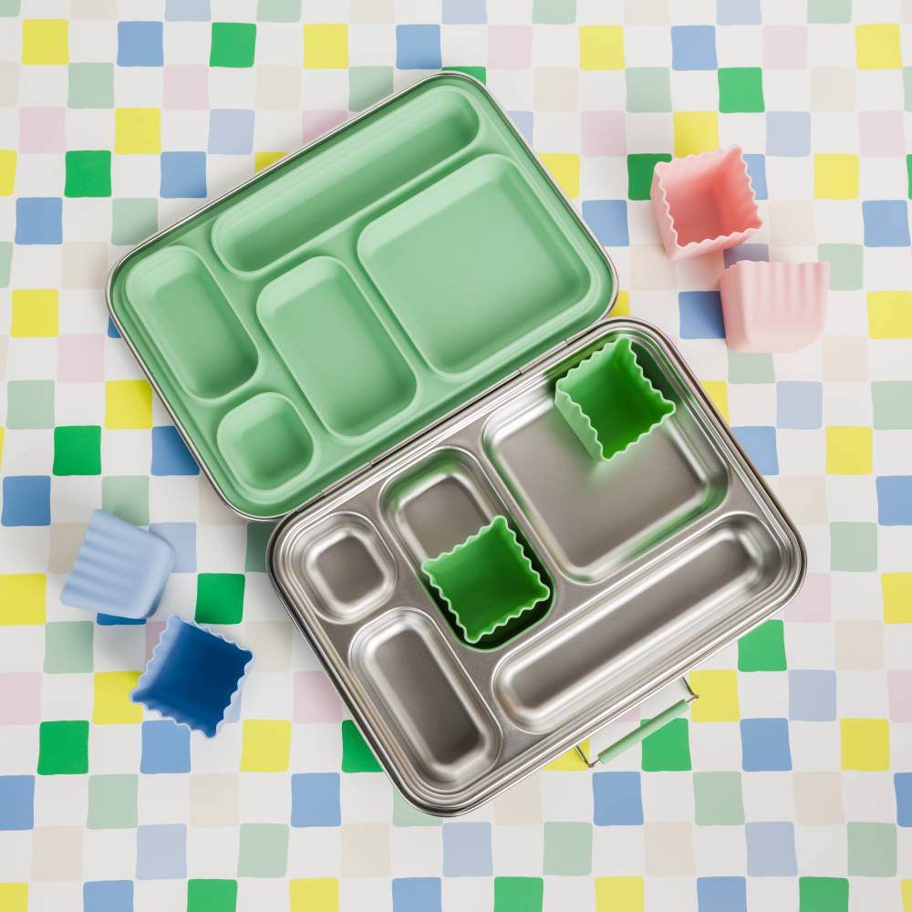 Silicone Bento Cups 2pk - Sage
