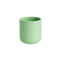 sage green nestling silicone open baby training cup