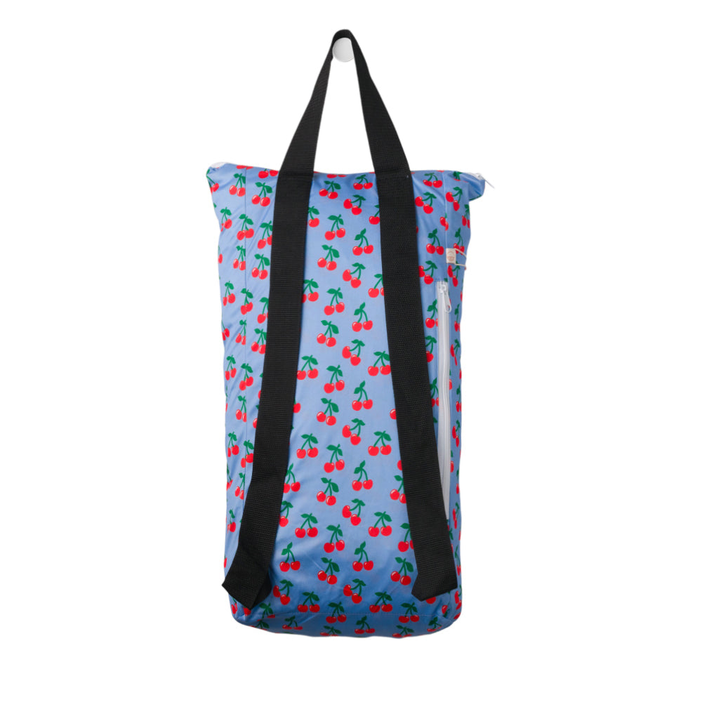 Large Swim Wet Bag - Blue Cherries
