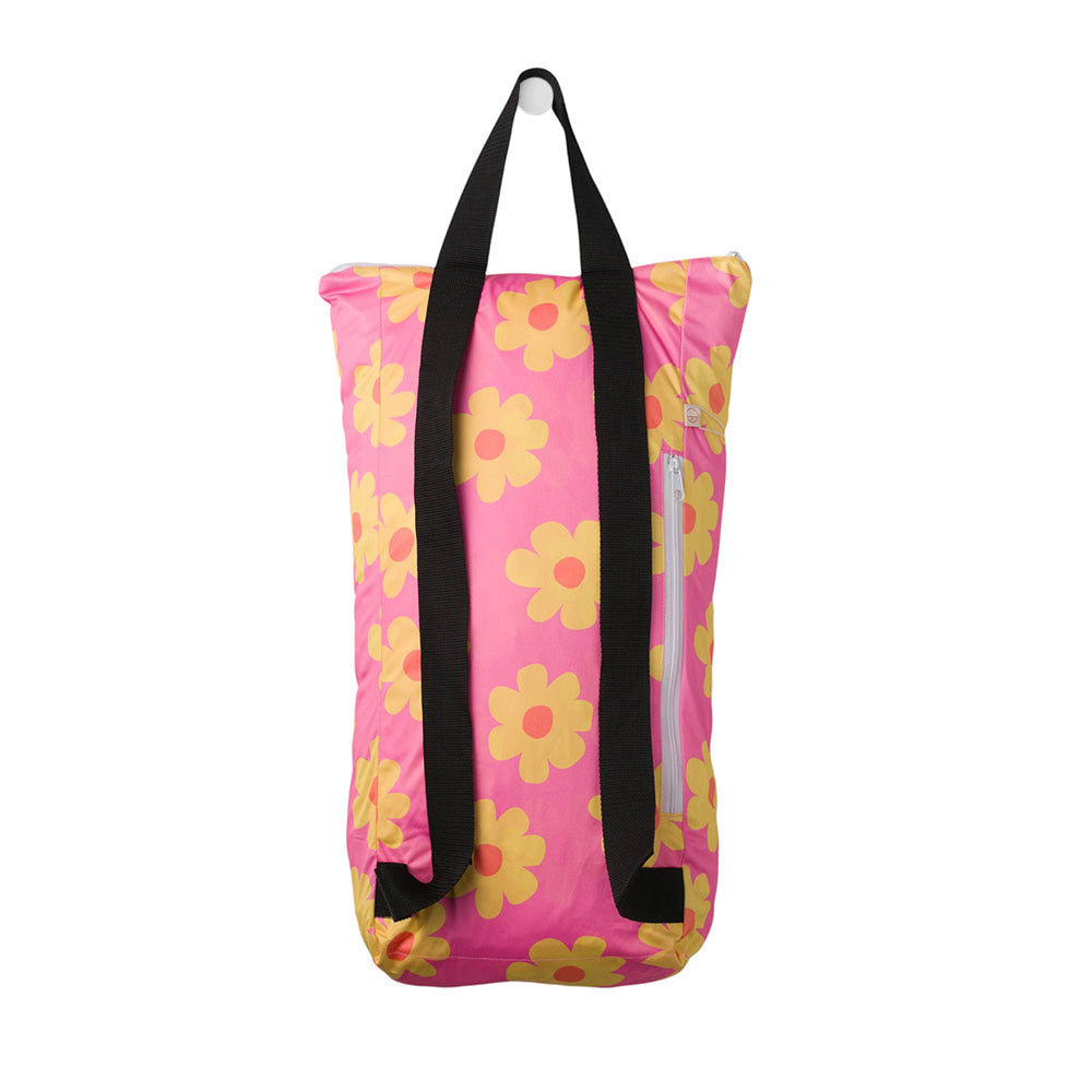 Large Swim Wet Bag - Bubblegum Daisy