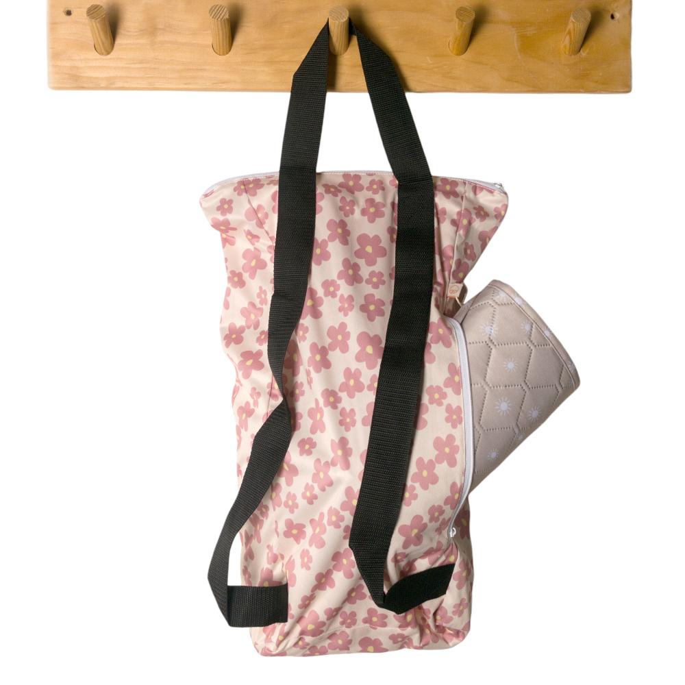 Large Swim Wet Bag - Pink Ditsy