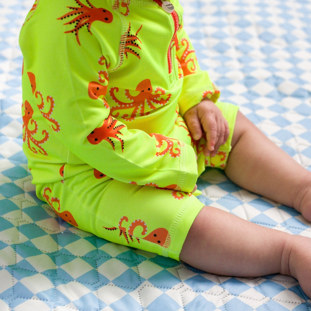 AquaLuxe Baby Shortie Swimsuit - Octopus
