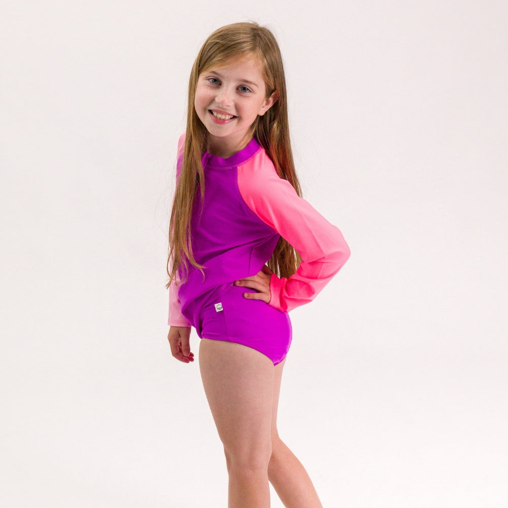Neon Bikini Bottoms - Neon Purple