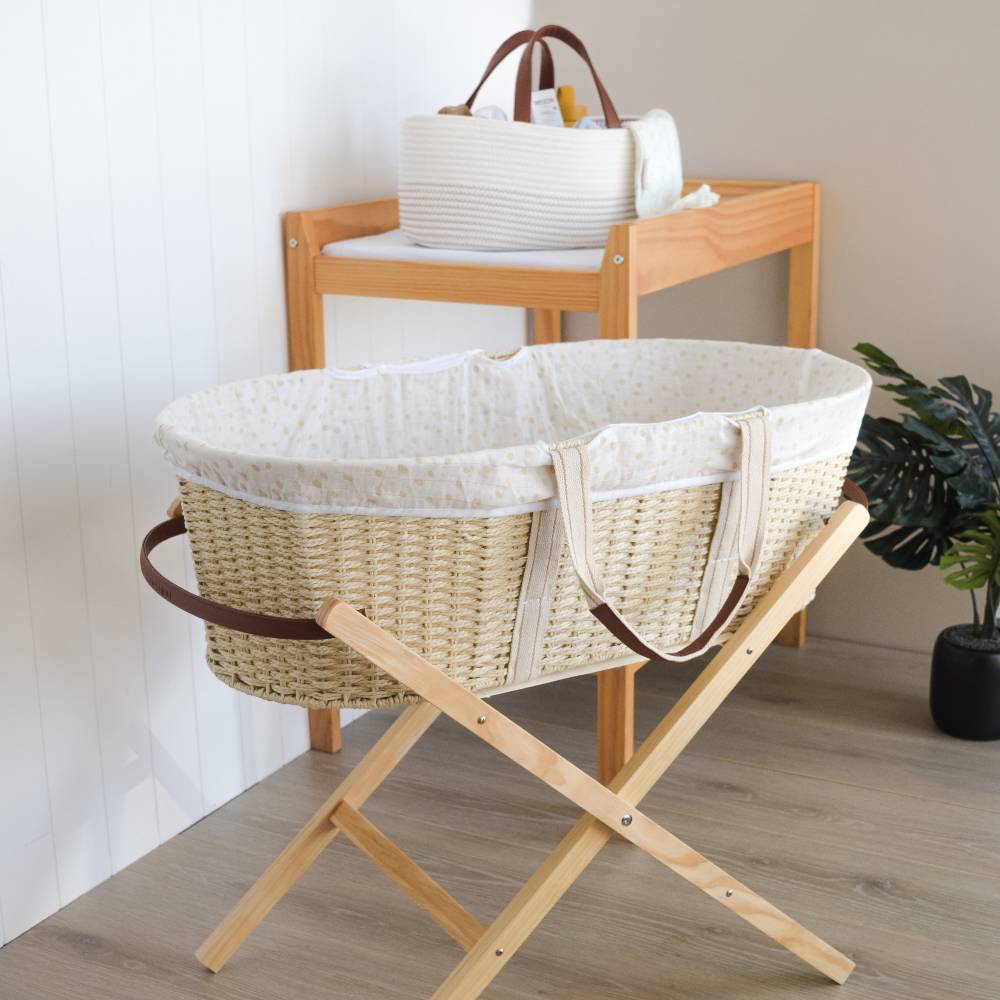 Moses Basket - Natural