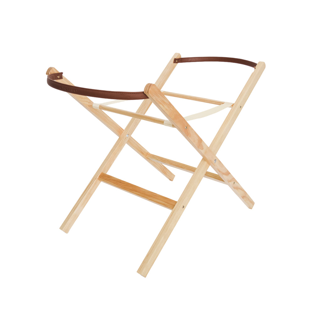 Moses Basket Folding Stand - Natural