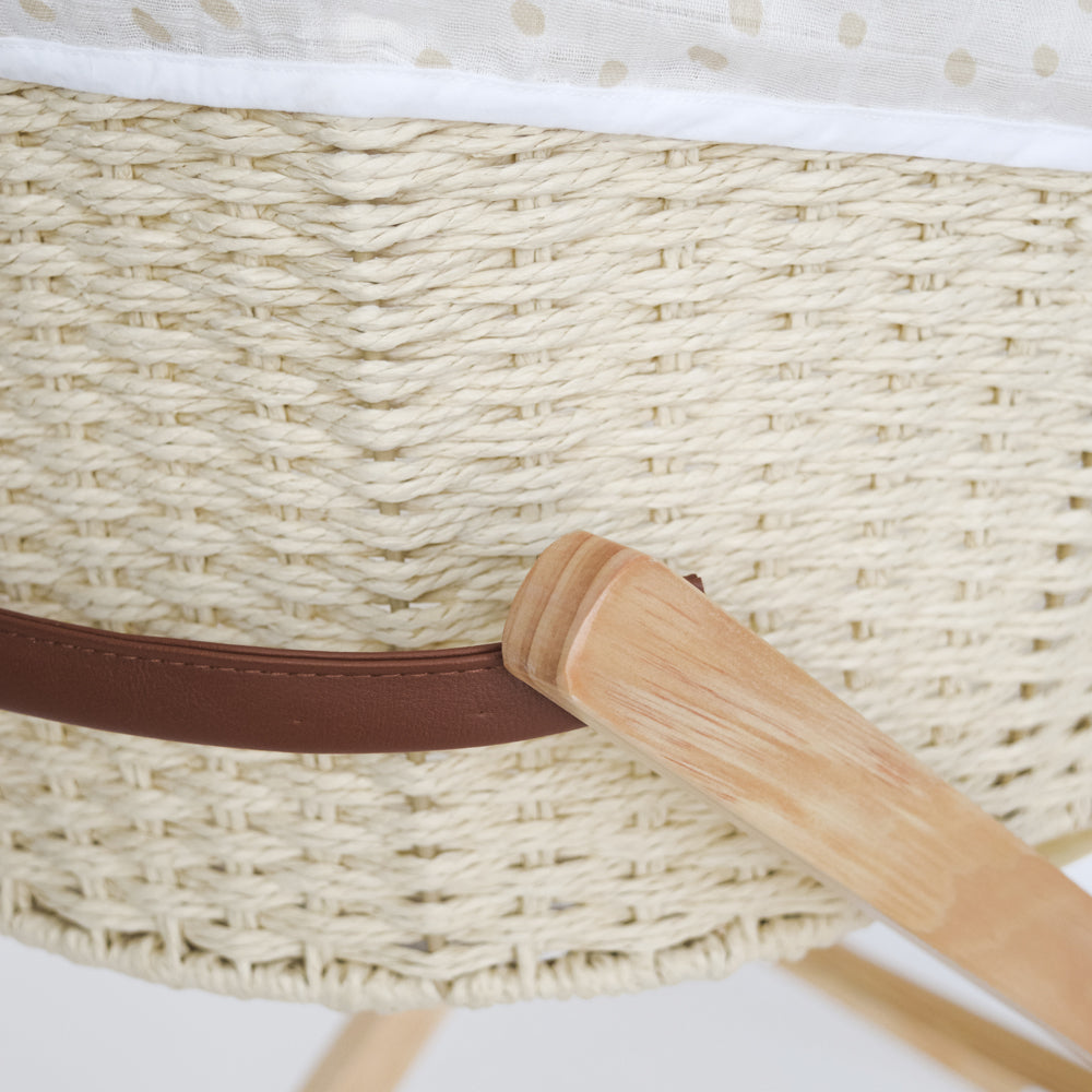 Moses Basket Folding Stand - Natural