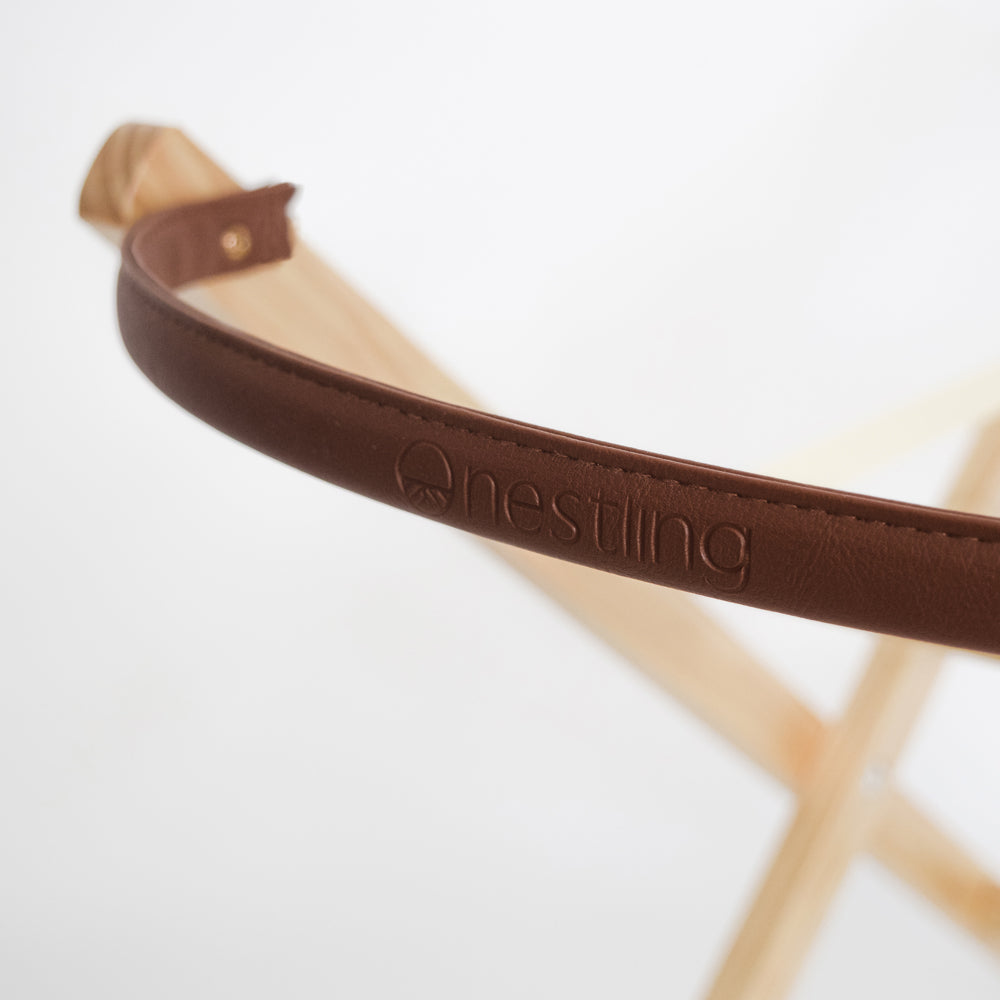 Moses Basket Folding Stand - Natural