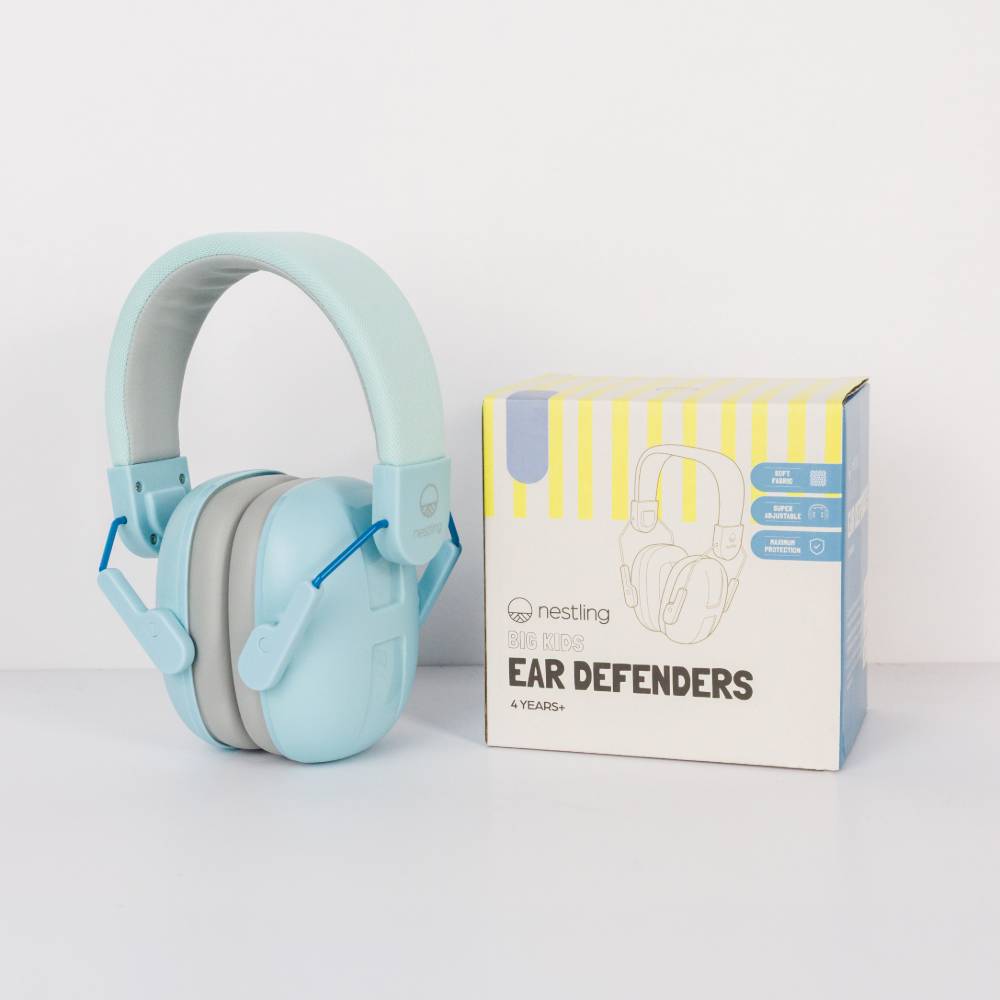 Big Kids Ear Defenders - Blue