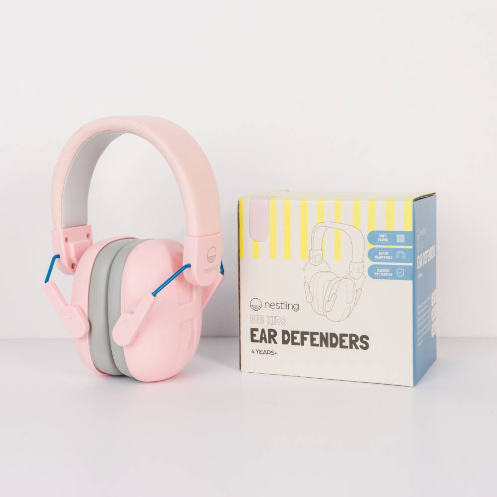 Big Kids Ear Defenders - Pink