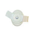 Single replacement ear muff in green on a white background