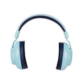 Blue Kids Ear Muffs on a white background