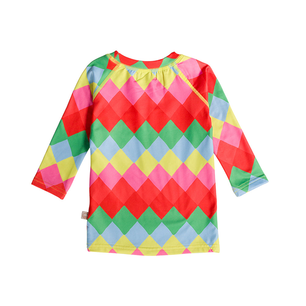 Neon Brushed Rashie - Diamonds