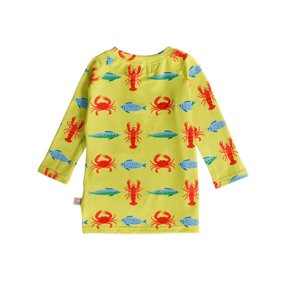 Neon Brushed Rashie - Lobster