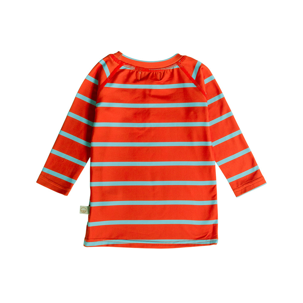 Neon Brushed Rashie - Red Stripe