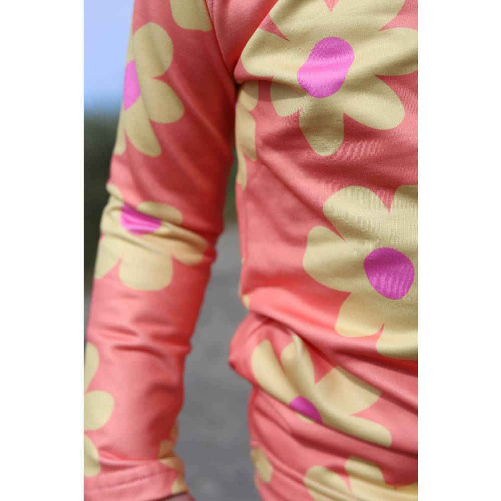 Neon Brushed Rashie - Red Stripe