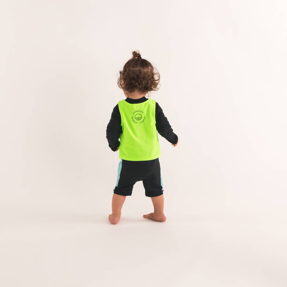 Neon Be Seen Over Vest - Neon Green