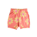 Neon Swim Shorts in Pop Daisy pattern on a white background