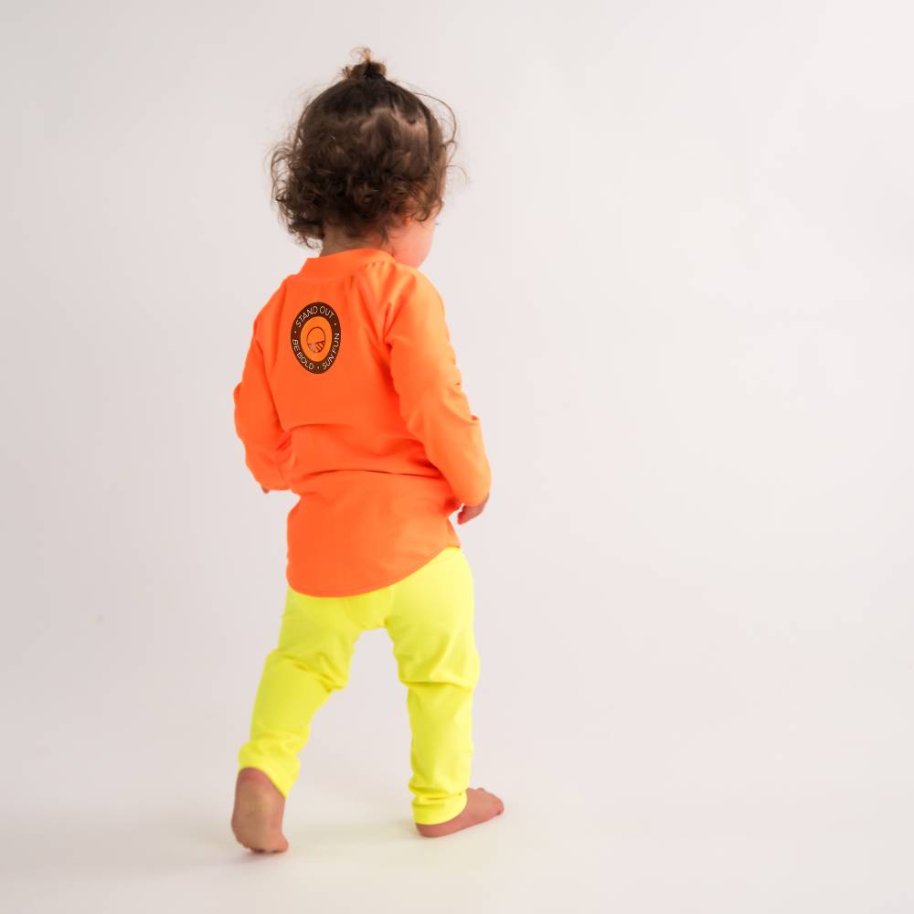 Neon Swim Leggings - Neon Yellow
