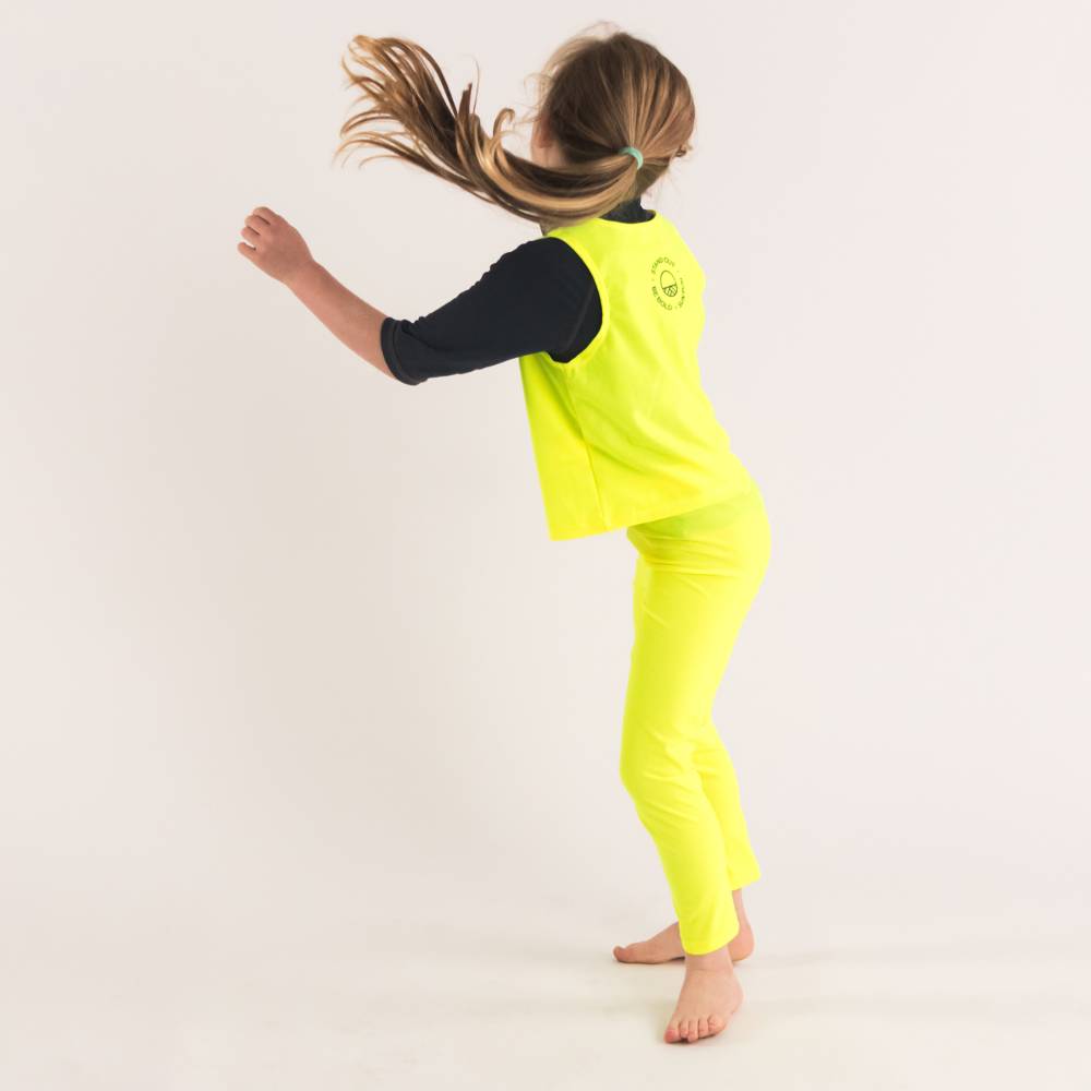Neon Swim Leggings - Neon Yellow