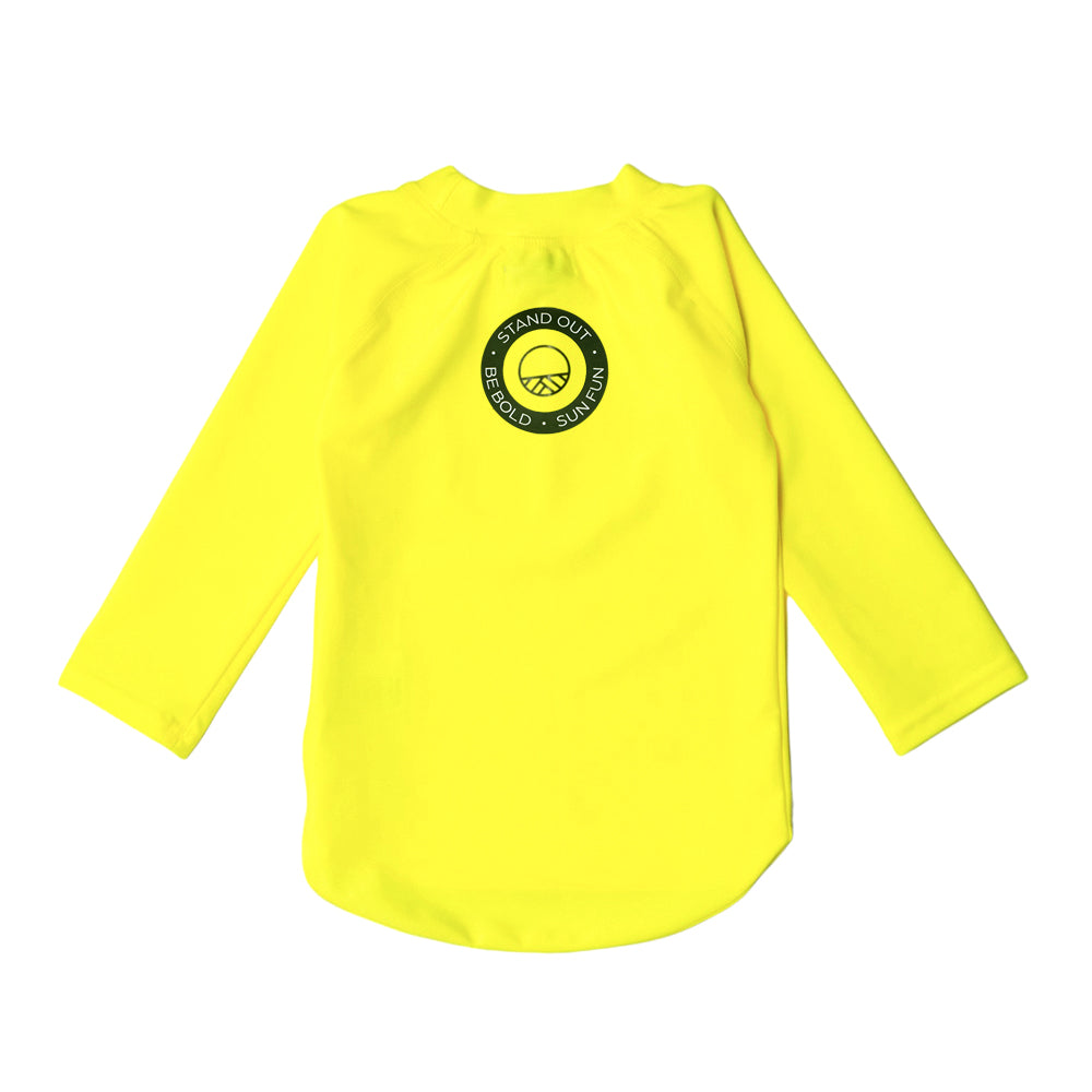 Neon Swim Rash Vest - Neon Yellow