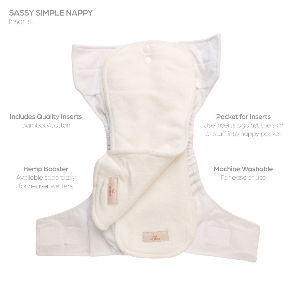 Simple Nappy Complete - Pink Pop Art