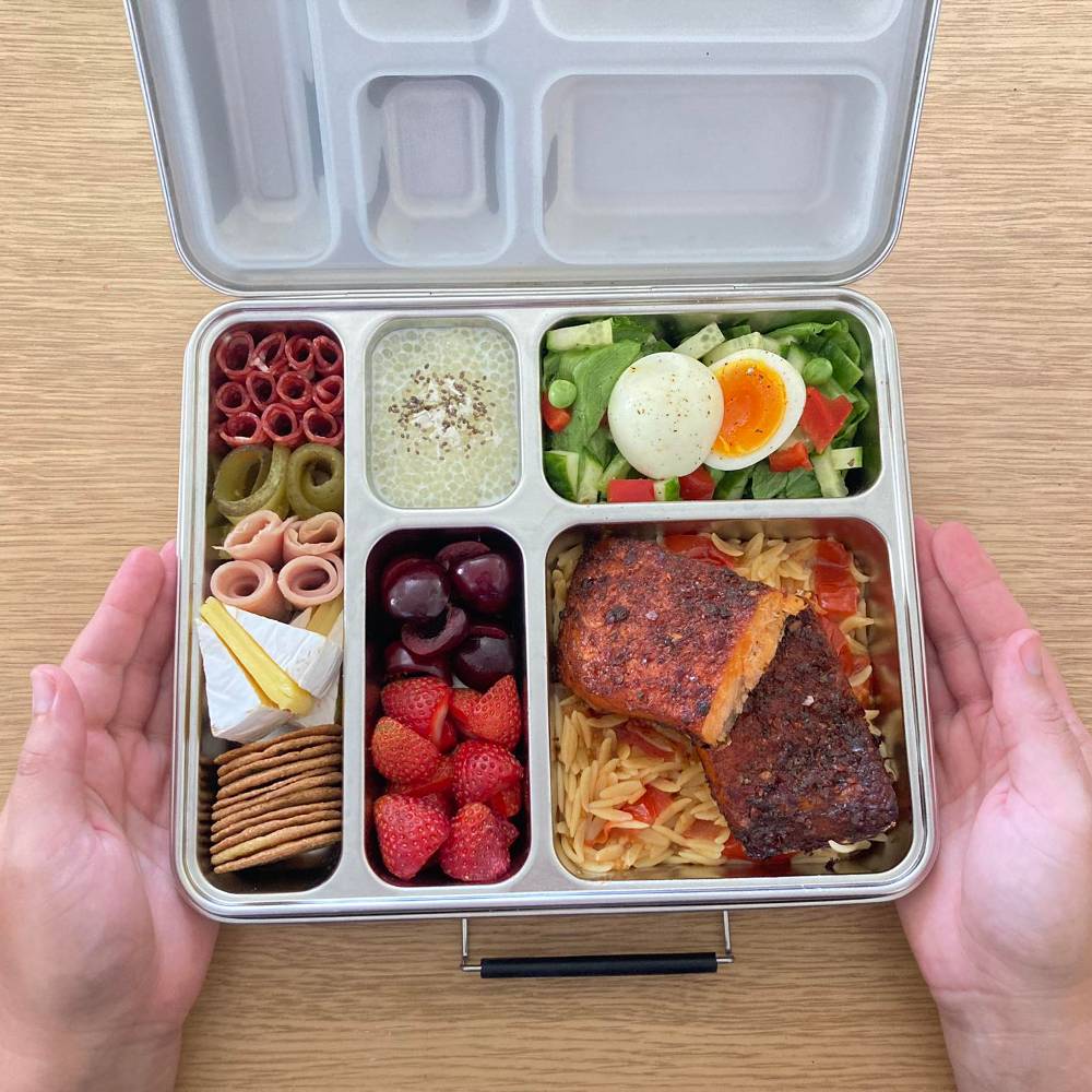 Stainless Steel Jumbo Bento Box - Clear