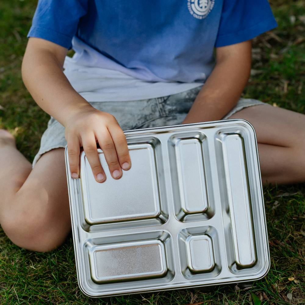 Stainless Steel Jumbo Bento Box - Clear