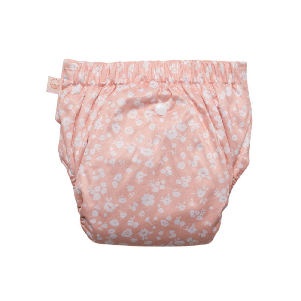 Straight Up Reusable Nappy Pants - Dusty Pink Floral