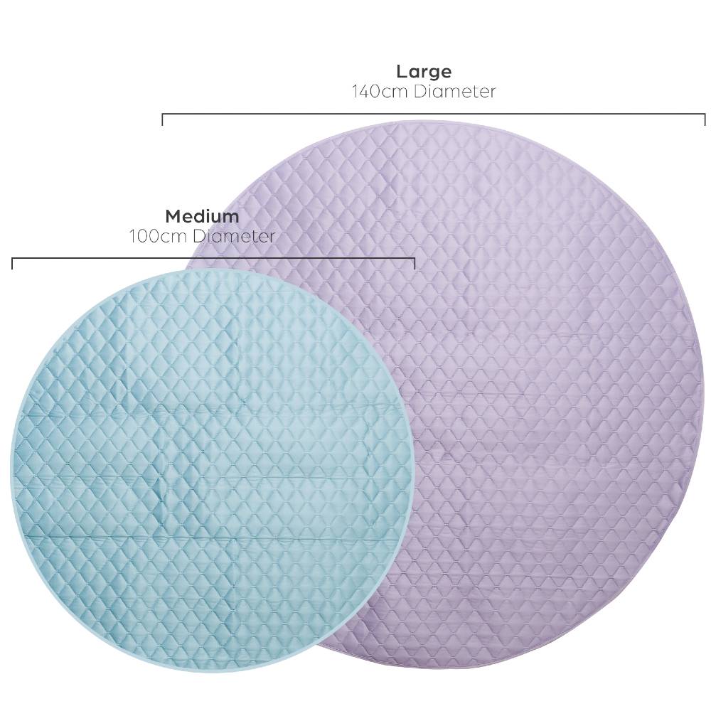 Waterproof Quilted Play Mat - Road Works