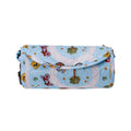 Blue roadmap waterproof kids play mat on white background