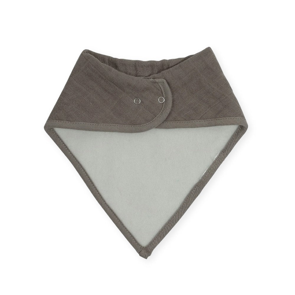 Cotton Muslin Fleece Bandana Bib - 4pk - Adobe Checker