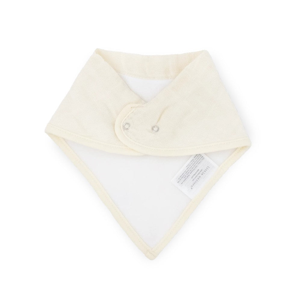 Cotton Muslin Fleece Bandana Bib - 4pk - Sea